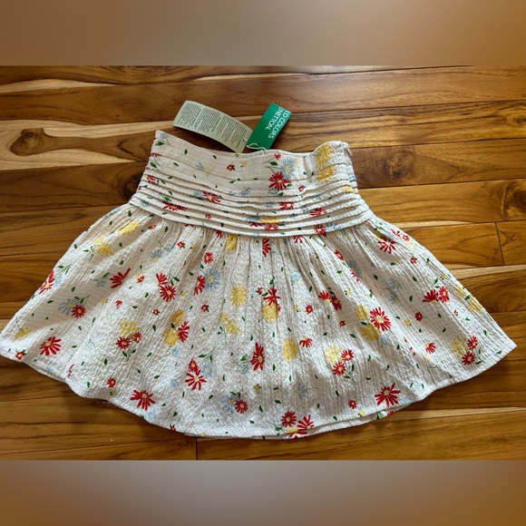 LIGHTWEIGHT FLORAL SKIRT - Picture 1 of 6